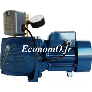 Pompe de Surface Pedrollo PR - JSWm 2B prédisposée de 0,6 à 4,2 m3/h entre 48 et 24 m HMT Mono 230 V 0,9 kW - EconomO.fr