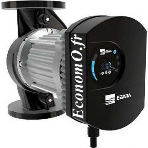 Circulateur Ebara Ego C 80 H Fonte de 7 à 60 m3/h entre 16,5 et 2 m HMT Mono 230 V 1,6 kW - EconomO.fr