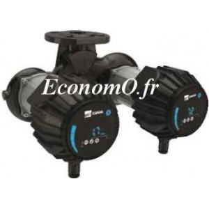 Circulateur Double Ebara Ego TC slim 40-180 Fonte de 2 à 23 m3/h entre 16,7 et 2,5 m HMT Mono 230 V 0,68 kW - EconomO.fr