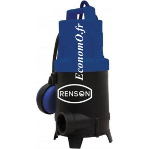 Pompe de Relevage Renson Vortex de 3 à 12 m3/h entre 5,2 et 1 m HMT Mono 230 V 0,45 kW - EconomO.fr