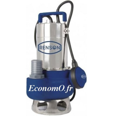 Pompe de Relevage Renson JS 400 VA Vortex de 3 à 15,6 m3/h entre 6 et 1,5 m HMT Mono 230 V 0,6 kW - EconomO.fr