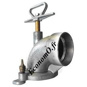 Coude de Vanne Hydrant à Crampon en Aluminium Ø 60 mm x 2" (50 x 60) - EconomO.fr