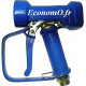 Pistolet de Lavage Laiton Revêtement EPDM Bleu avec Protection Main 95°C 24 bar 1/2" (15 x 21) - EconomO.fr