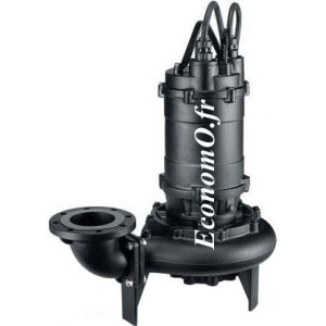 Pompe de Relevage Ebara Fonte 80DML57.5 de 30 à 150 m3/h entre 20,9 et 11,9 m HMT Tri 400 V 7,5 kW - EconomO.fr 