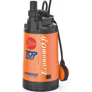 Pompe Immergée Pedrollo TOP MULTI 5 de 1,2 à 7,2 m3/h entre 38,5 et 6 m HMT Mono 220 230 V 0,75 kW - EconomO.fr