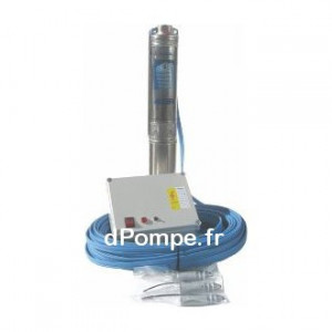 Pompe Immergée Pedrollo DRY-PACK M213/40 de 0,6 à 3,6 m3/h entre 88 et 26 m HMT Mono 220/240 V 0,75 kW avec 40 m de Câble Alimen