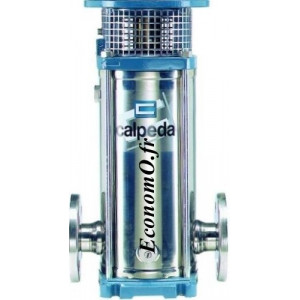 Hydraulique de Pompe Multicellulaire Verticale Inox 304 MXV 32-407 Calpeda 1,5 kW de 2,5 à 8 m3/h entre 72,5 et 26,5 m HMT - Eco